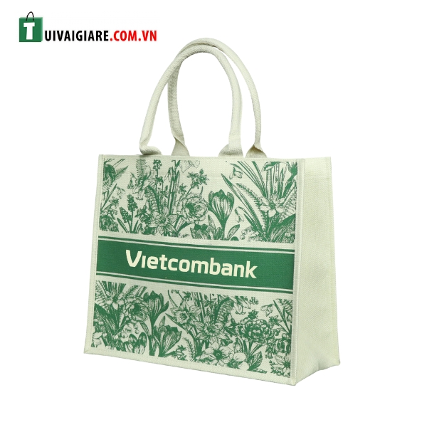 Túi vải linen Vietcombank